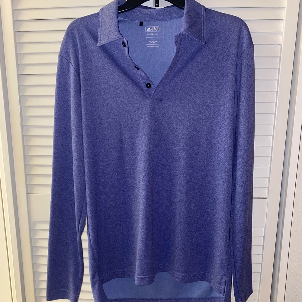 Men’s Adidas Long Sleeve Polo